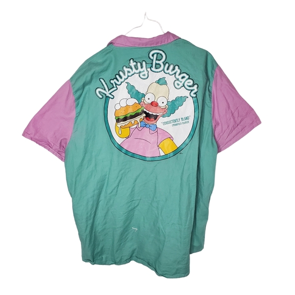 The Simpsons x Cakeworthy Collection Krusty Burger Uniform Shirt - Picture 10 of 15